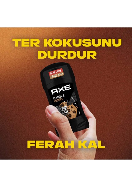 Erkek Stick Deodorant Leather And Cookies Kakule ve Mandalina 50 ml X2