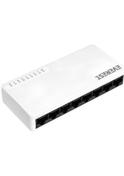 Everest Everlink ESF208 8 Port 10/100MBPS RTL8309 Ethernet Masaüstü Switch Hub
