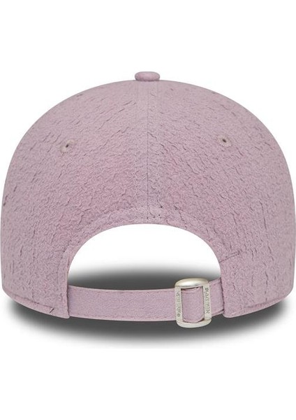 New York Yankees Kadın Bubble Stitch Siyah 9FORTY Pastel Mor Ayarlanabilir Şapka