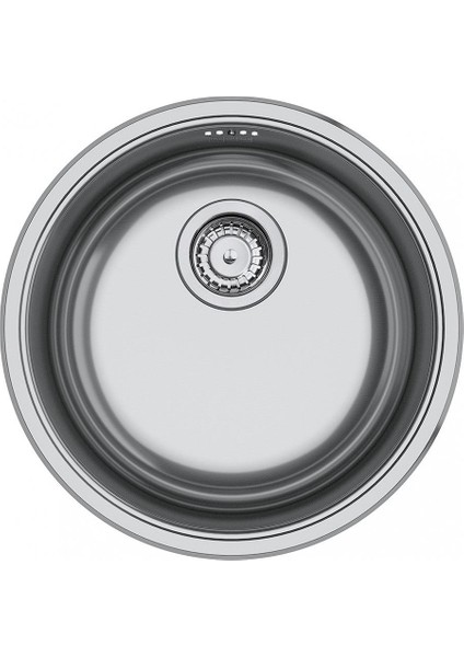 Rondo Rox 610-110-38 Paslanmaz Çelik Evye, Tezgah Altı, 38CM