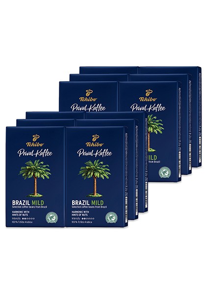 Privat Kaffee Brazil Mild Öğütülmüş Filtre Kahve 12 x 250 gr fiyatları