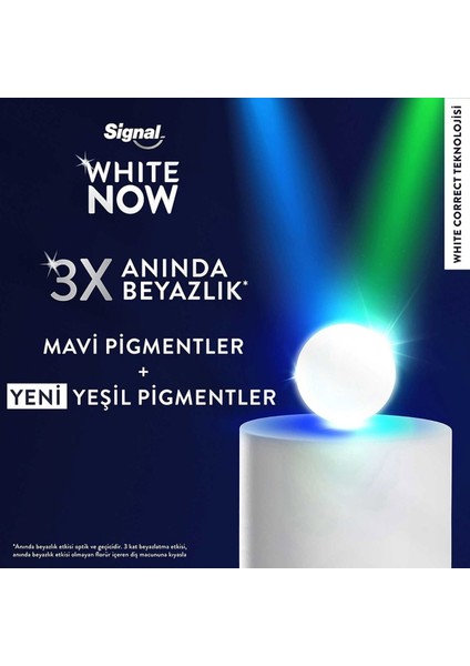 White Now Diş Macunu Sensitive Hassasiyete Karşı 75 ml X4