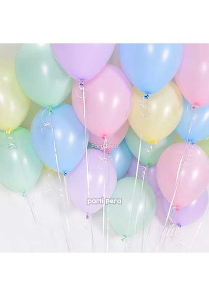 40 Adet Makaron Balon Balon Zincir Seti Balon Buketi Doğum Günü Balon Seti