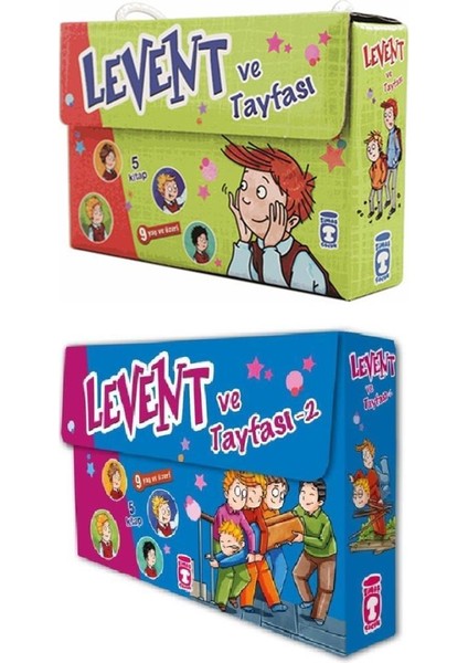 Levent ve Tayfası 1 ve 2 Set 2 Kutu 10 Kitap