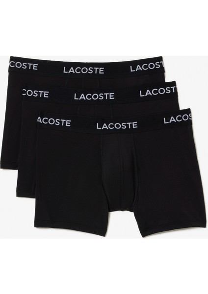 Lacostelacoste Erkek 3'Lü Siyah Boxer 5H9623T 031