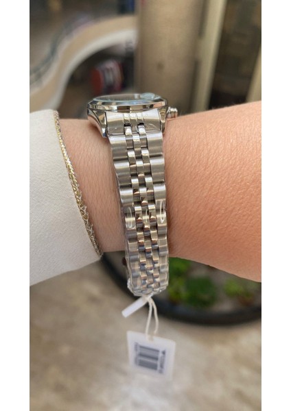 Quartz Çelik Gri Turkuaz Kadran 30 mm Kadın Kol Saati