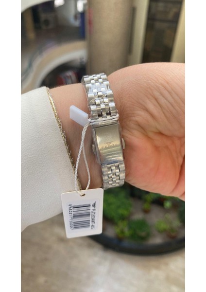 Quartz Çelik Gri Turkuaz Kadran 30 mm Kadın Kol Saati