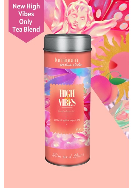 Mim And More High Vibes Only Güllü Şeftalili Tea 30 gr