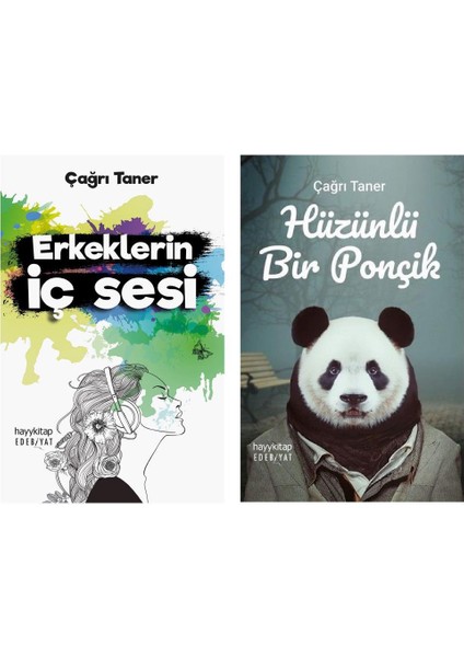 Çağrı Taner Seti Hüzünlü Bir Ponçik - Erkeklerin Iç Sesi - 2 Kitap