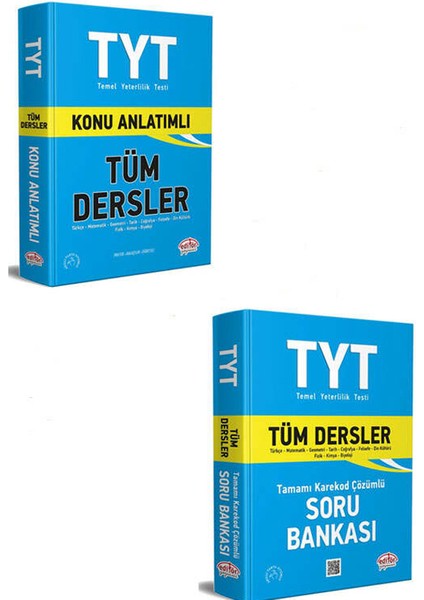 2025 Tyt Tüm Dersler Konu Anlatımı Ve Soru Bankası Seti