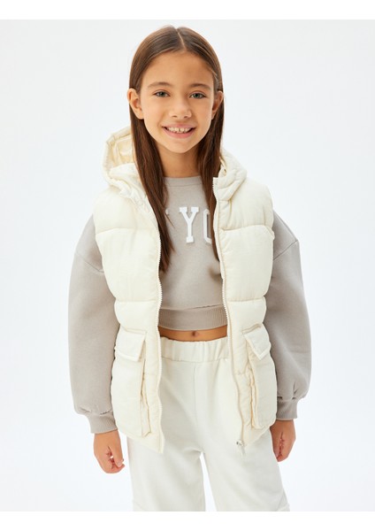 Basic Şişme Yelek Kapşonlu