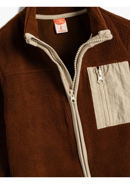 Polar Ceket Fermuarlı Paraşüt Kumaş Detaylı Pamuklu modelleri