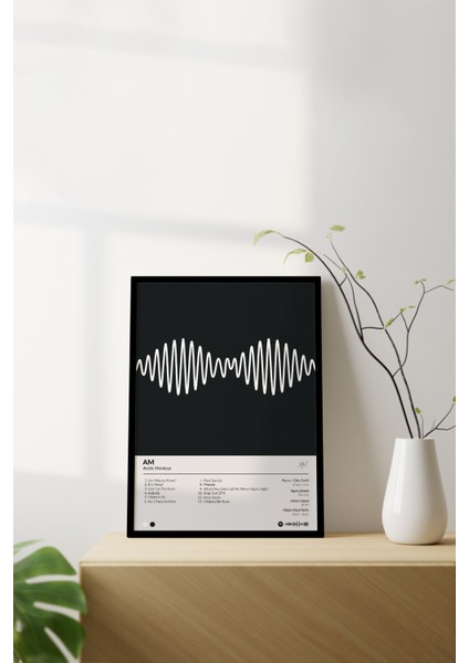 House Gorgeous Arctic Monkeys A.m Çerçevesiz Spotify Barkodlu Albüm Poster