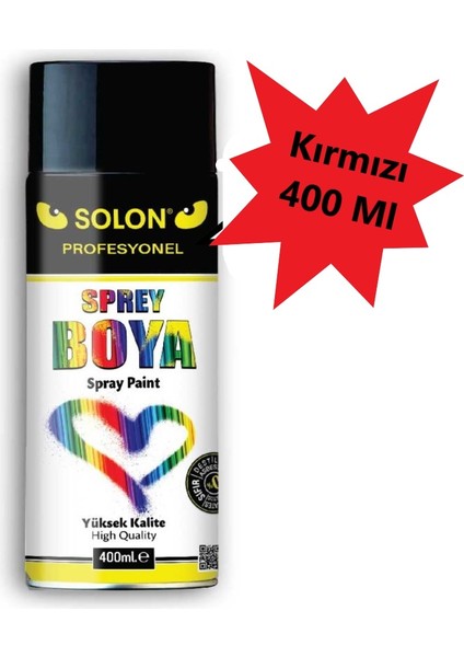 Sprey Boya Bayrak Kırmızı 400 ml