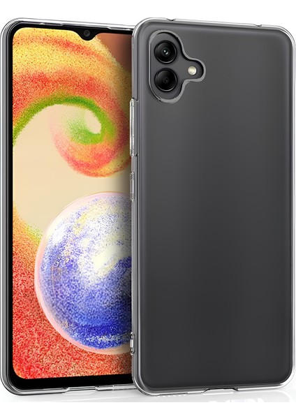 Samsung Galaxy A04 Premium Silikon Kılıf Şeffaf