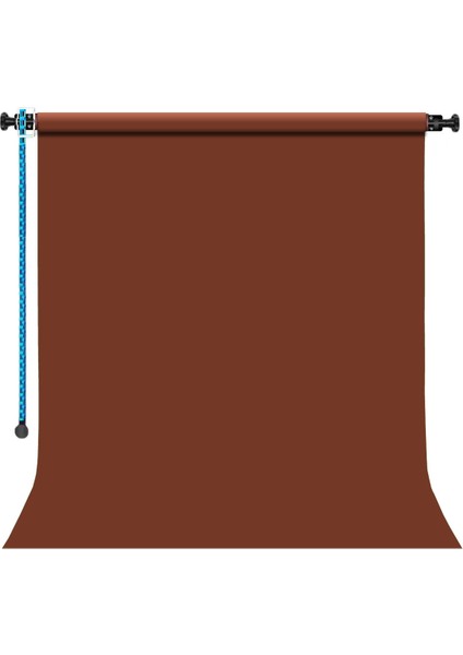 Sabit (Tavan & Duvar) Kağıt Sonsuz Stüdyo Fon Perde (Chestnut) 2.70X11 Metre