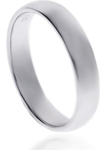 Kadın Alyans Model 4 mm Gümüş Yüzük