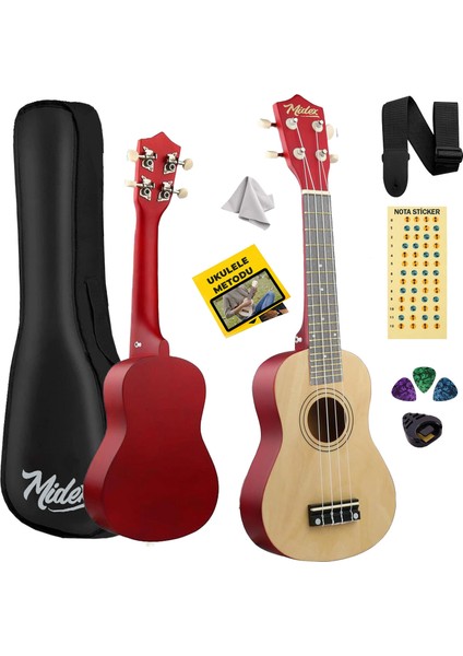 UKX-233NT Naturel Concert Ukulele (Askı Çanta Metod Pena)