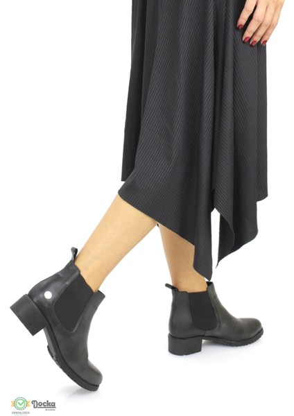 Kadın Deri Düz Taban Klasik Bot M25/KB5315 modelleri