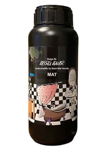 Anka Kadife Su Bazlı Mat Vernik