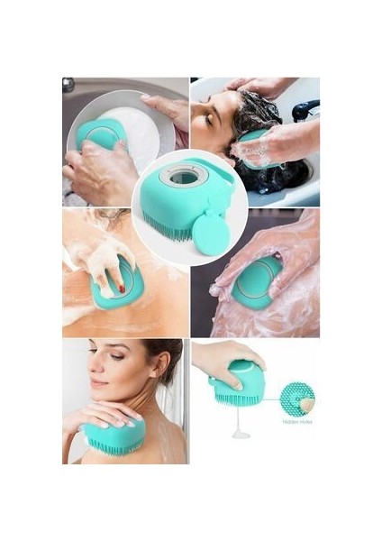 Şampuan Hazneli Banyo Lifi Banyo Kesesi - Peeling Duş Fırçası modelleri