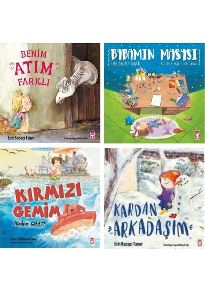 Esin Bacacı Taner Seti 4 Kitap