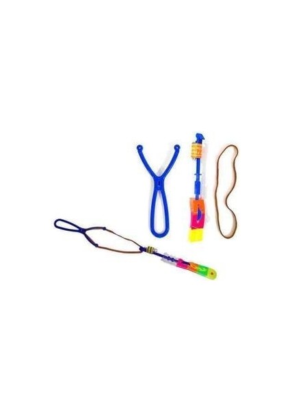 Fırlatmalı Oyuncak LED Işıklı Sapan Çocuklar Için Plastik Oyuncak