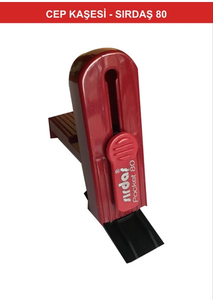 Cep Kaşesi Sırdaş 80 Bordo (Kapak Sabit) 50X19 Mm. Baskı Alanı fiyatları