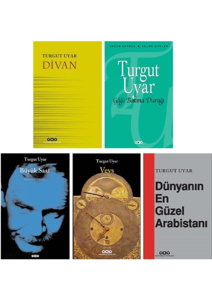 Divan - Göğe Bakma Durağı - Büyük Saat - Dünyanın En Güzel Arabistanı - 5 Kitap - Turgut Uyar