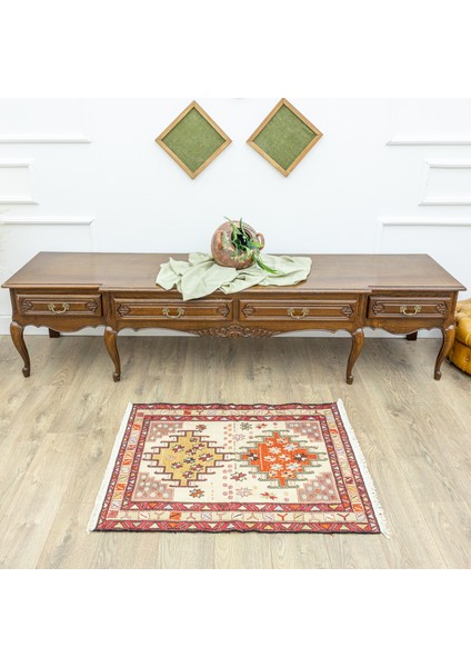 Satu El Dokuma Ipek Sumak Kilim 76X102 cm