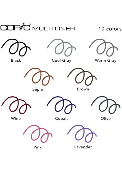 Multiliner Classic Lavender 0.3 mm Çizim Kalemi