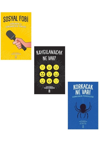 Sosyal Fobi - Kaygılanacak Ne Var - Korkacak Ne Var - 3 Kitap
