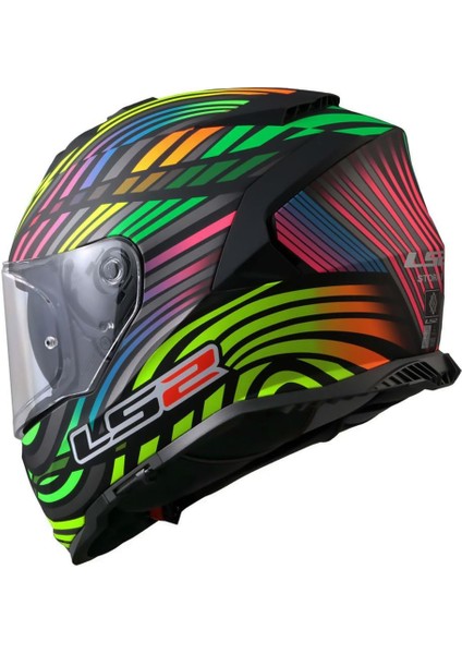 Storm 2 Power Mat Siyah-Gökkuşağı Kask modelleri