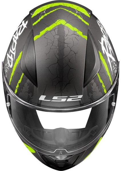 Rapıd 2 Raven Mat Siyah-Gri-Neon Sarı Kask