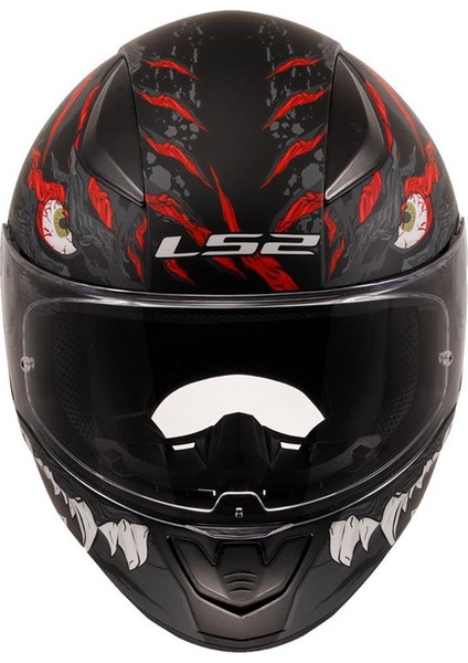 Rapıd 2 Kaıju Mat Siyah-Kırmızı-Beyaz Kask modelleri