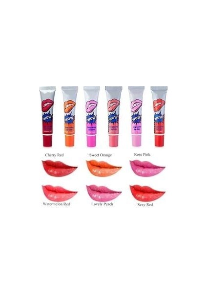 Rose Kalıcı Soyulabilir 6'lı Ruj Seti