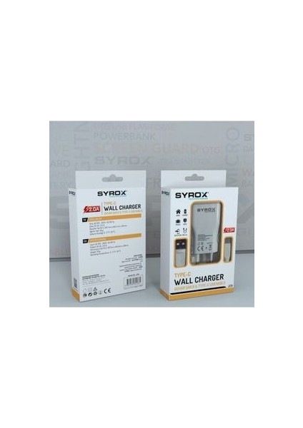 2A-J28-2000MA-TYPE-C Şarj ADAPTÖRÜ-J28- Kablo