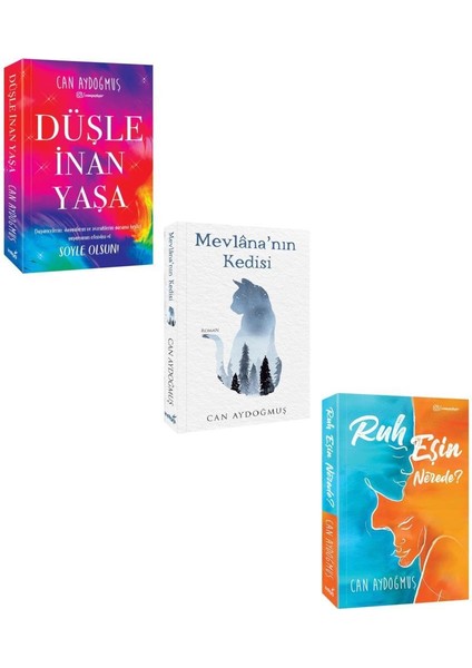 Düşle İnan Yaşa - Mevlana'nın Kedisi - Ruş Eşim Nerede? - 3 Kitap - Can Aydoğmuş