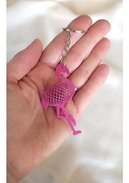 Anahtarlık Flamingo Kuş Araba Çanta Cüzdan Süsü Aksesuar