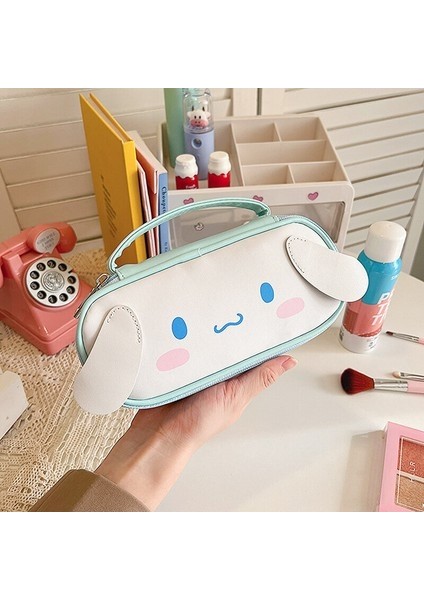 Sanrio Pio Kuromi Melodisi Büyük Kapasiteli Kalem Kılıfı Kız Kalp Kırtasiye Çantası Öğrenc (Yurt Dışından)