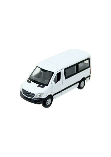 1:38 Mercedes Sprinter Bus Çek Bırak Minibüs Ön Kapılar Açılabilir Beyaz Renk