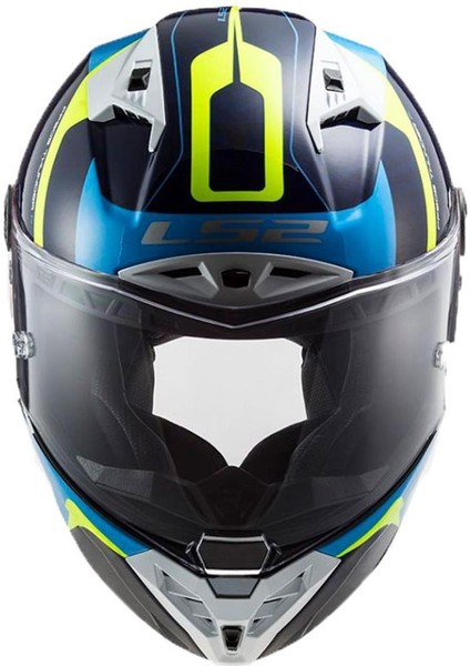 Thunder Karbon Racıng 1 Mavi-Neon Sarı Kask modelleri