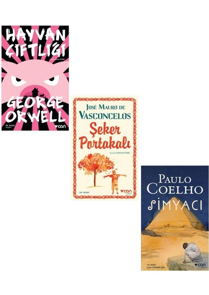 Hayvan Çiftliği - Şeker Portakalı - Simyacı - 3 Kitap