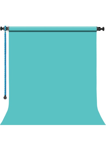 Sabit Tavan Duvar Kağıt Sonsuz Stüdyo Fon Perde Baby Blue 2.70 x 11 mt