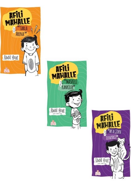 Afili Mahalle 1 - Afili Mahalle 2 - Afili Mahalle 3 - 3 Kitap - Abdil Mert
