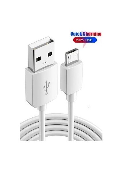 Samsung Galaxy Uyumlu Hızlı Şarj Kablosu J2 J5 J7 - A3 A5 A7 - Note 4 5 - S6 S7 Edge Micro USB