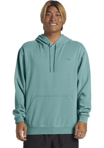 Quıksılver Salt Water Hoodıe Erkek Vıntage Indıgo Sweatshırt AQYFT03329-18314
