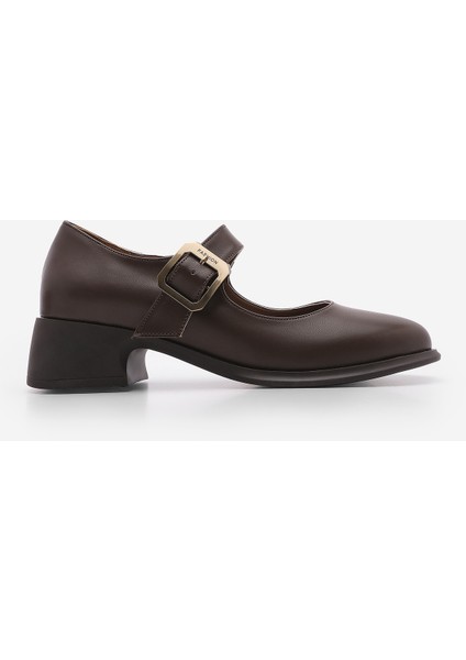 Kadın Tokalı Loafer Günlük Topuklu Ayakkabı Meniz modelleri