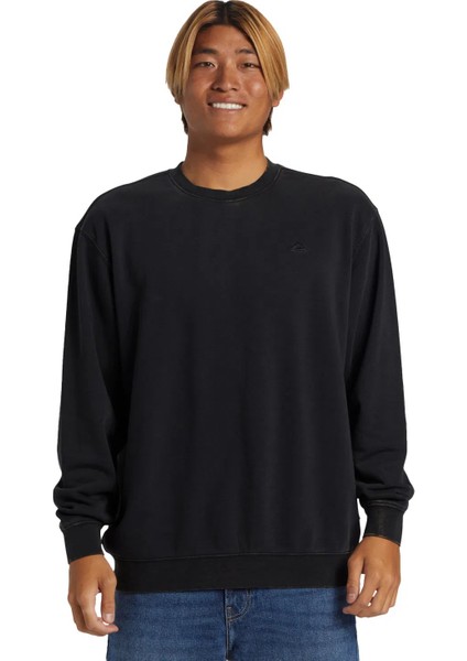 Quıksılver Salt Water Crew Erkek Black Sweatshırt AQYFT03331-KVJ0