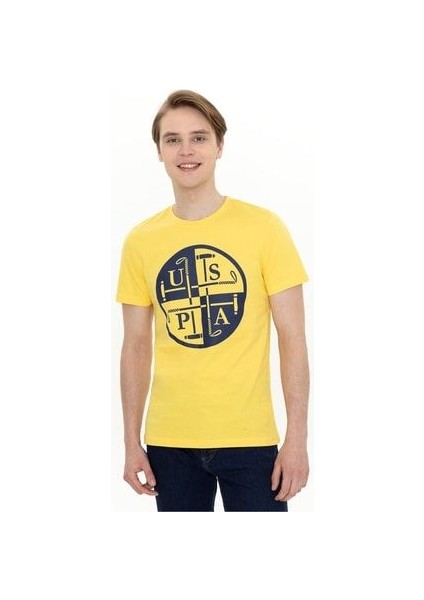 Sarı Erkek T-Shirt